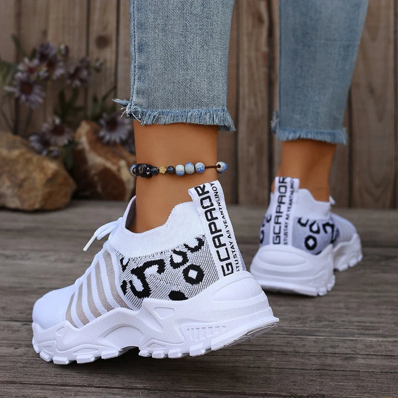 Sneaker mit Leopardenmuster