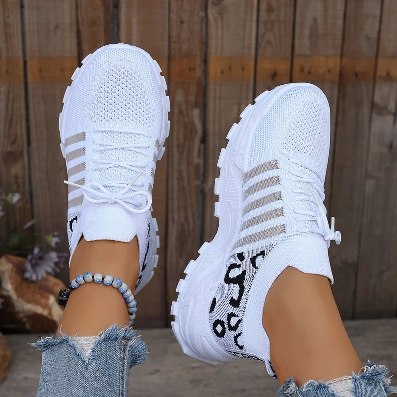 Sneaker mit Leopardenmuster