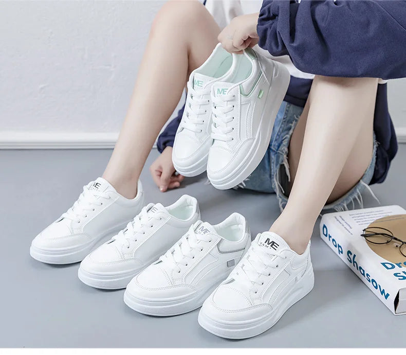 Weiße Turnschuhe