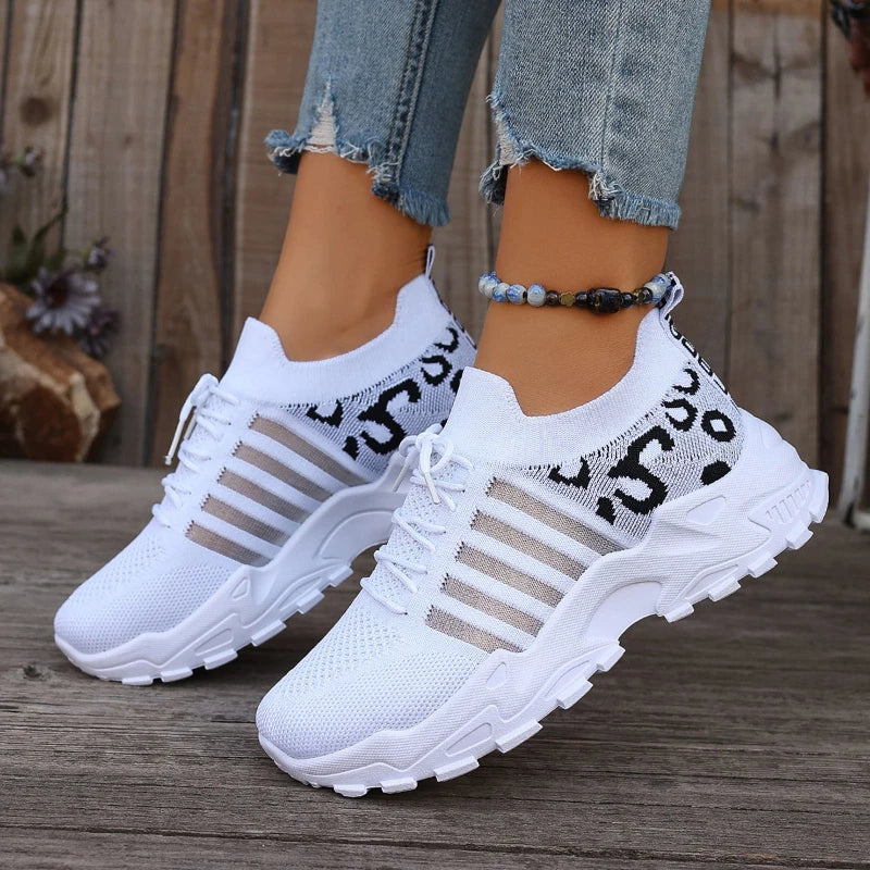 Sneaker mit Leopardenmuster